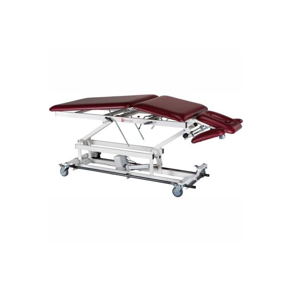 Electric Hi-Low Treatment Table with Casters, 5-Section, 76"L x 27"W x 18" - 37"H